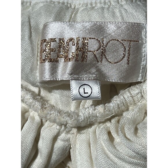 Beach Riot Dress Woman's L Virgo Celestial Babydoll Empire Waist Tie Balletcore - Picture 6 of 9